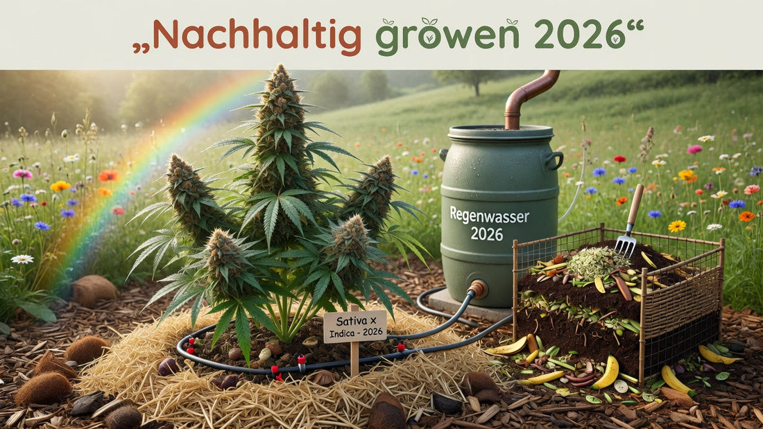 Nachhaltig Growen 2026 – Wasser sparen, Bio-Düngung & CO₂-neutral