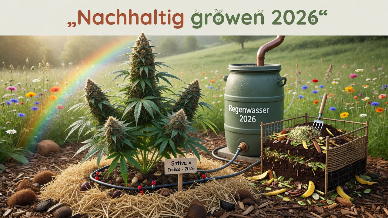 Nachhaltig Growen 2026 – Wasser sparen, Bio-Düngung & CO₂-neutral