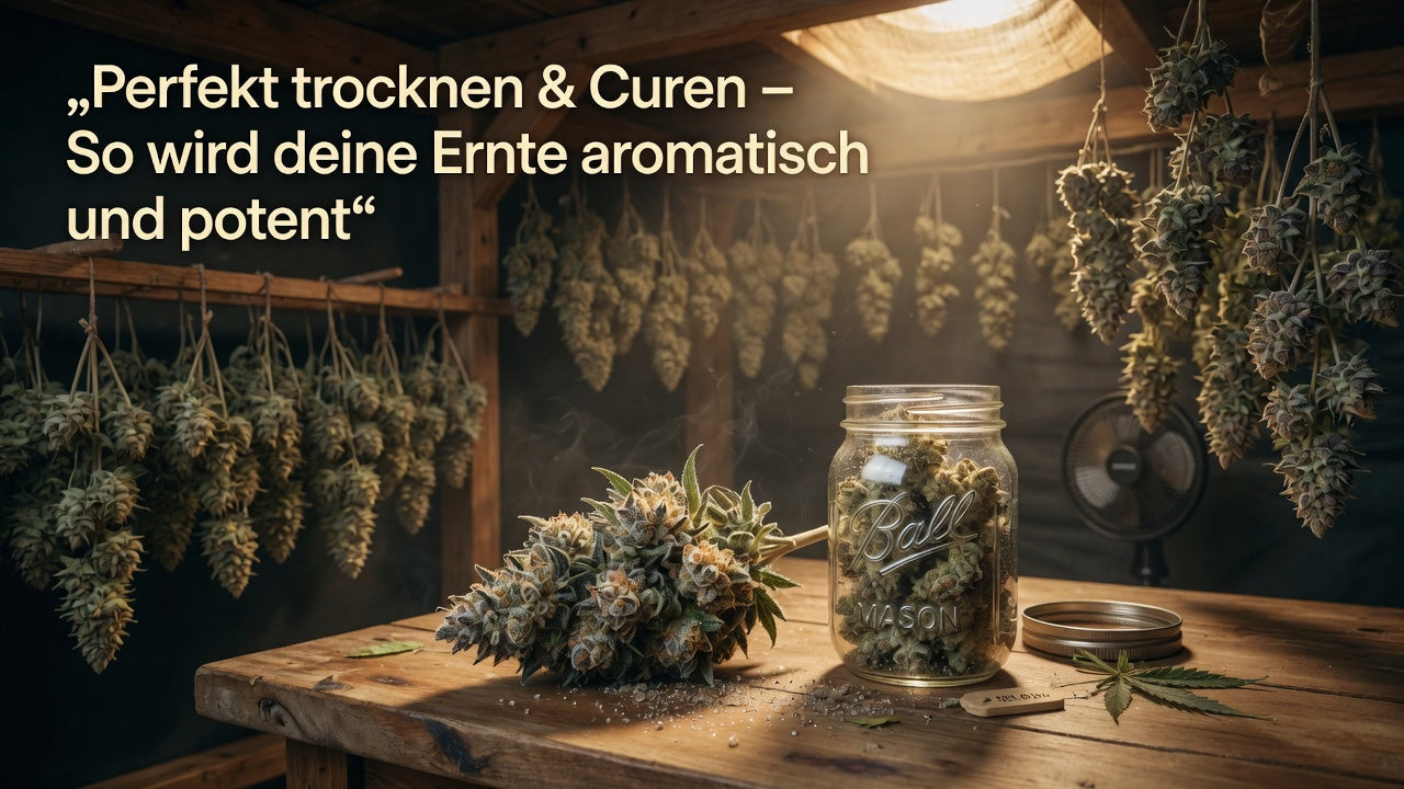 Perfekt trocknen & Curen – So wird deine Ernte aromatisch und potent