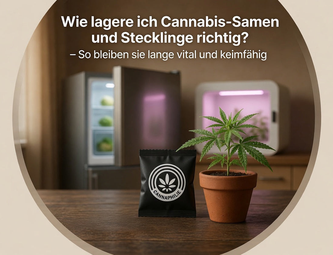Wie lagere ich Cannabis-Samen und Stecklinge richtig? – So bleiben sie lange vital und keimfähig