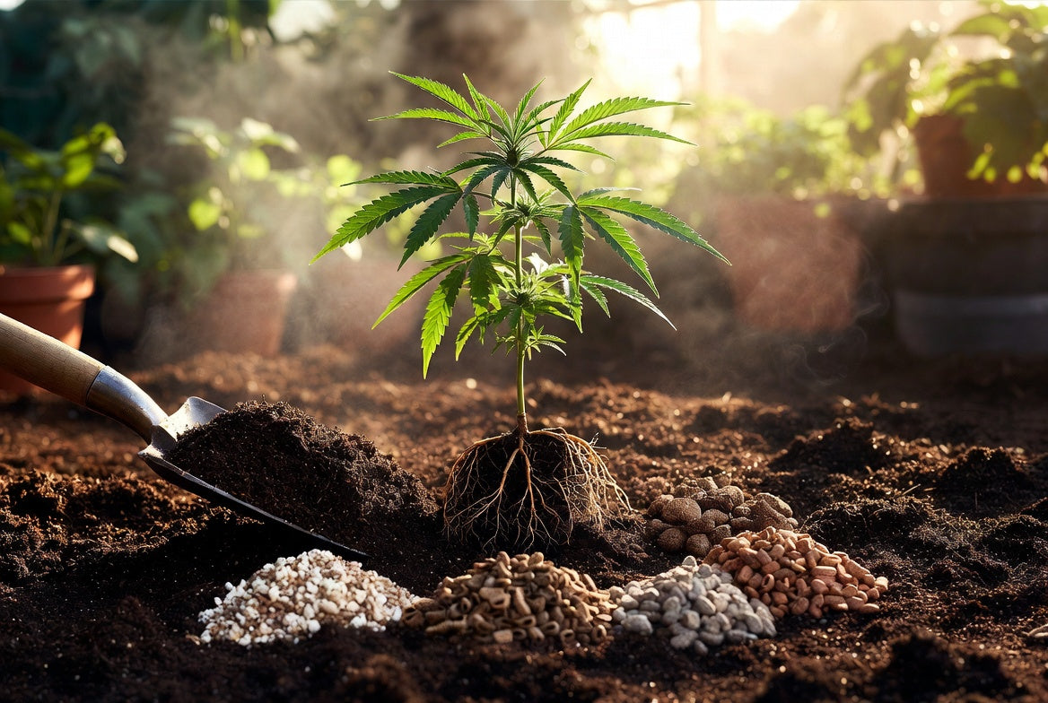 Die perfekte Erde mischen – Das beste Substrat für gesunde Cannabis-Pflanzen