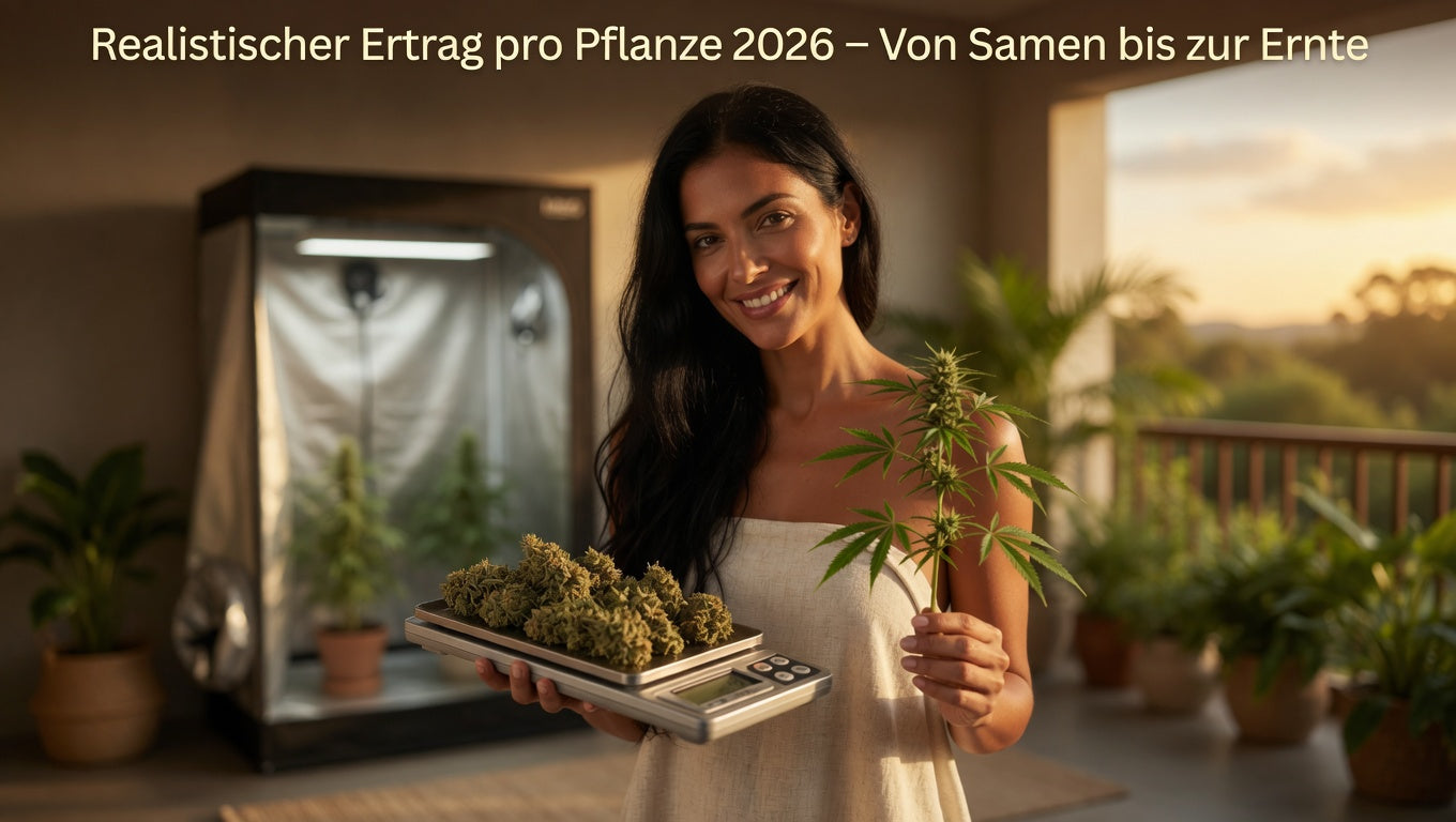 Realistischer Ertrag pro Pflanze 2026 – Von Samen bis zur Ernte